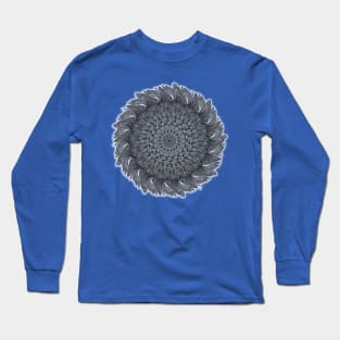 Mandala Leaf Universe Meditation Long Sleeve T-Shirt